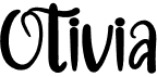 preview image of the Otivia font