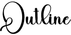 preview image of the Outline font
