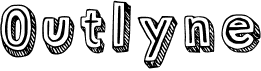preview image of the Outlyne font