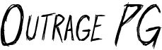 preview image of the Outrage PG font