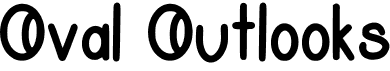 preview image of the Oval Outlooks font