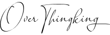 preview image of the Over Thingking font