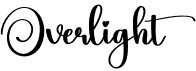 preview image of the Overlight font