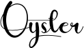 preview image of the Oyster font