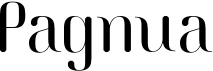 preview image of the Pagnua font