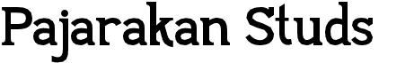 preview image of the Pajarakan Studs font