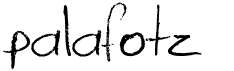 preview image of the Palafotz font