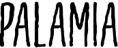 preview image of the Palamia font