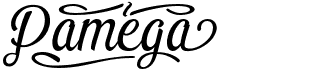 preview image of the Pamega Script font