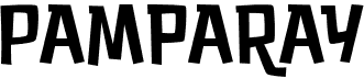 preview image of the Pamparay font
