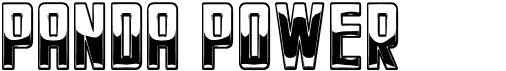 preview image of the Panda Power St font
