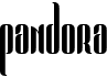 preview image of the Pandora font