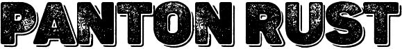 preview image of the Panton Rust font