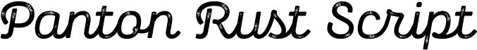 preview image of the Panton Rust Scr font
