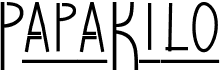 preview image of the PapaKilo font