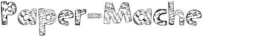preview image of the Paper-Mache font