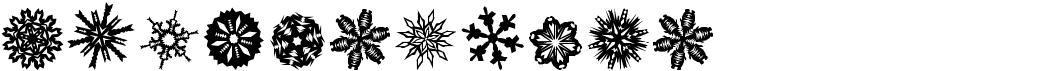 preview image of the Paper-Snowflakes font