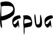 preview image of the Papua font