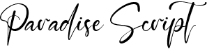 preview image of the Paradise Script font