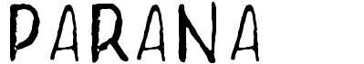 preview image of the Parana font
