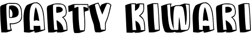 preview image of the Party Kiwari font