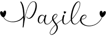 preview image of the Pasile font