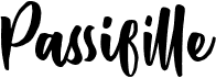 preview image of the Passifille font