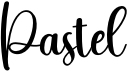 preview image of the Pastel font