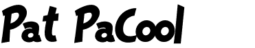 preview image of the Pat PaCool font