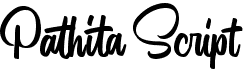 preview image of the Pathita Script font