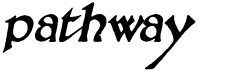 preview image of the Pathway font