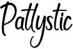 preview image of the Patlystic font