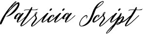 preview image of the Patricia Script font