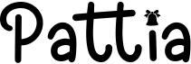 preview image of the Pattia font