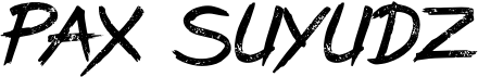 preview image of the Pax Suyudz font