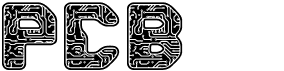 preview image of the PCB font