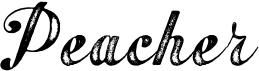preview image of the Peacher font