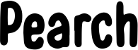 preview image of the Pearch font