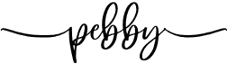 preview image of the Pebby font