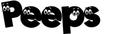 preview image of the Peeps font