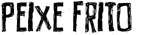 preview image of the Peixe Frito font