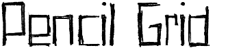 preview image of the Pencil Grid font