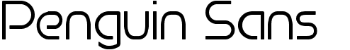 preview image of the Penguin Sans font