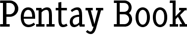 preview image of the Pentay Book font