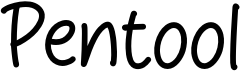 preview image of the Pentool font