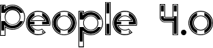 preview image of the People 4.o font
