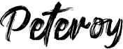 preview image of the Peteroy font