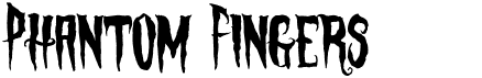 preview image of the Phantom Fingers font