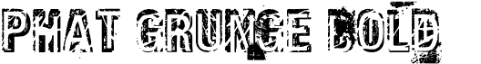 preview image of the Phat Grunge Bold font