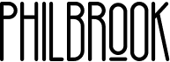 preview image of the Philbrook font